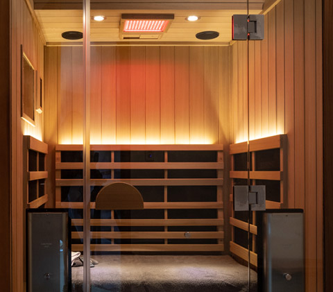 What does an infrared sauna do for the body?