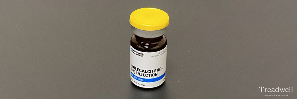 bottle of vitamin d injection